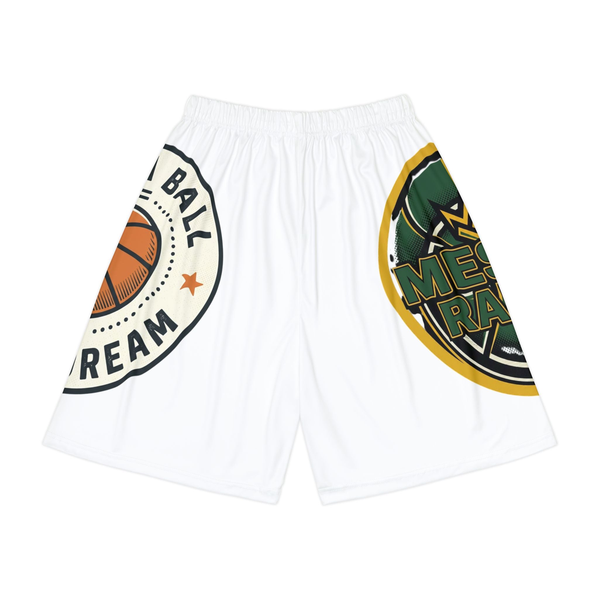 Basketball Logo Sports Shorts — "Just A Ball And A Dream" Men’s Athletic Shorts