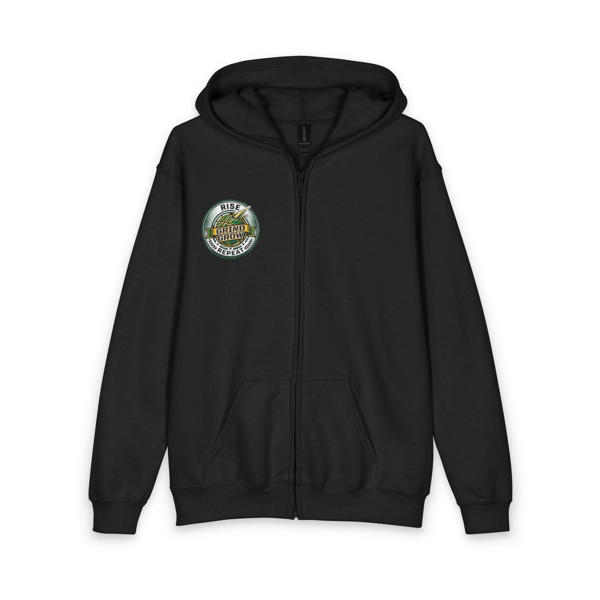 Youth Zipped Hoodie — 'We Are Next' Viking Helmet Graphic