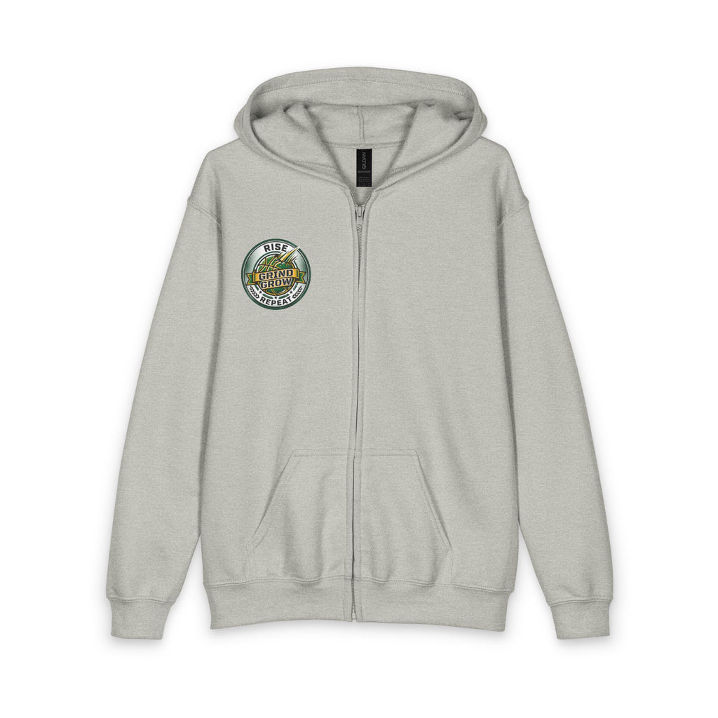 Youth Zipped Hoodie — 'We Are Next' Viking Helmet Graphic