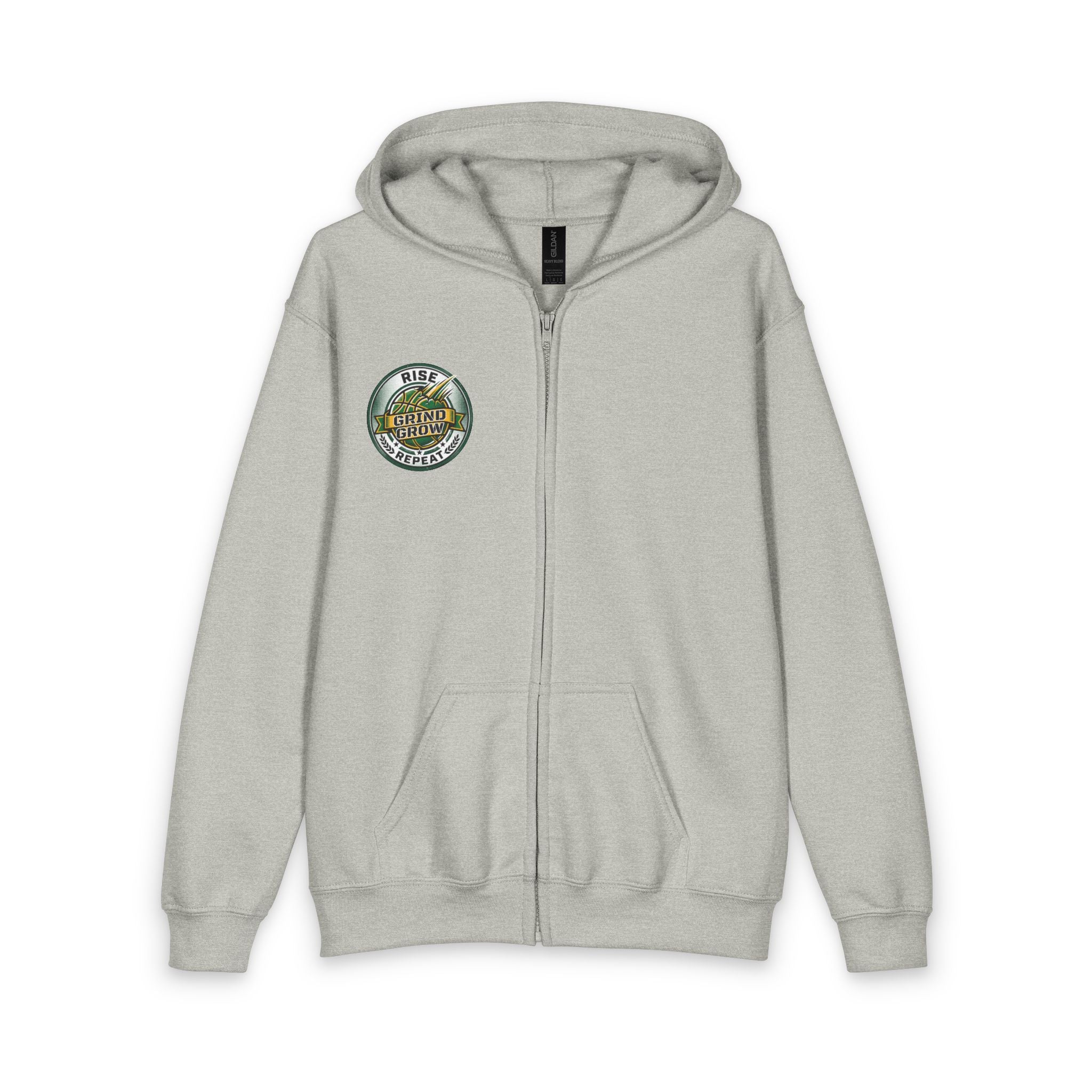 Youth Zipped Hoodie — 'We Are Next' Viking Helmet Graphic