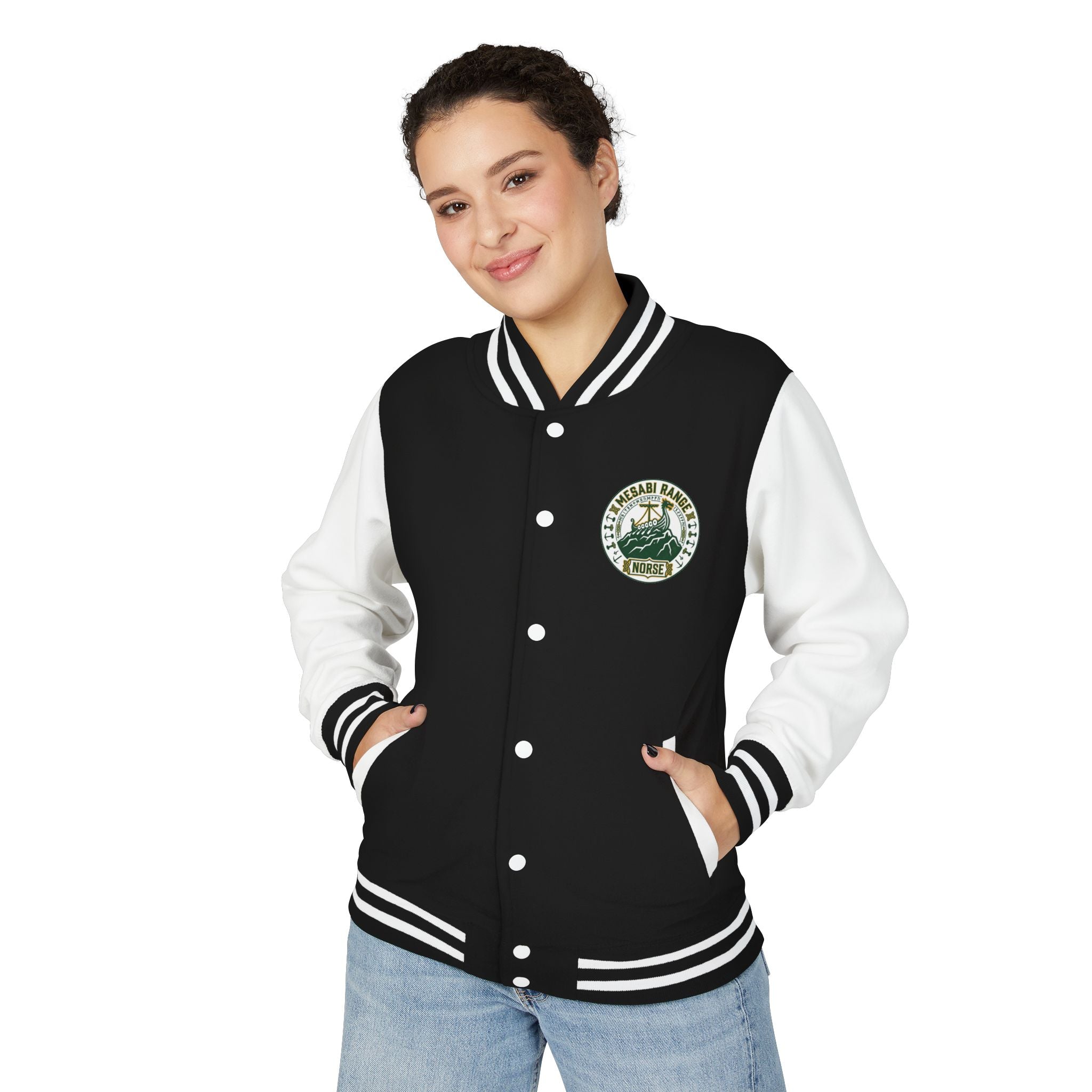 Letterman Jacket — Vintage Mountain Lodge Patch