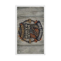 Vintage Basketball Court Hand Towel — "Mesabi Range" Logo Design