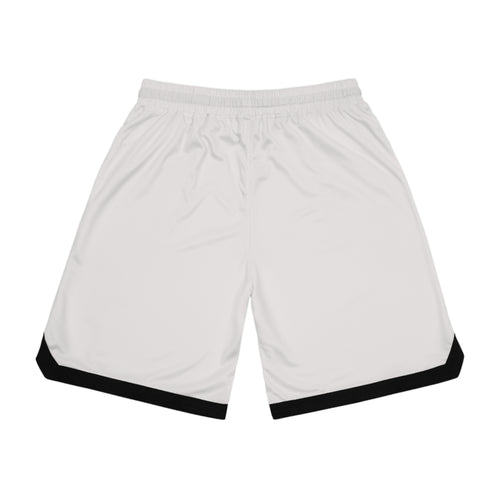 Basketball Shorts — "Rise, Grind, Repeat" Logo Athletic Ribbed Shorts