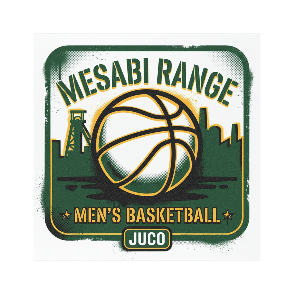 Mesabi Range Men’s Basketball Car Magnet — JUCO Team Logo Sticker