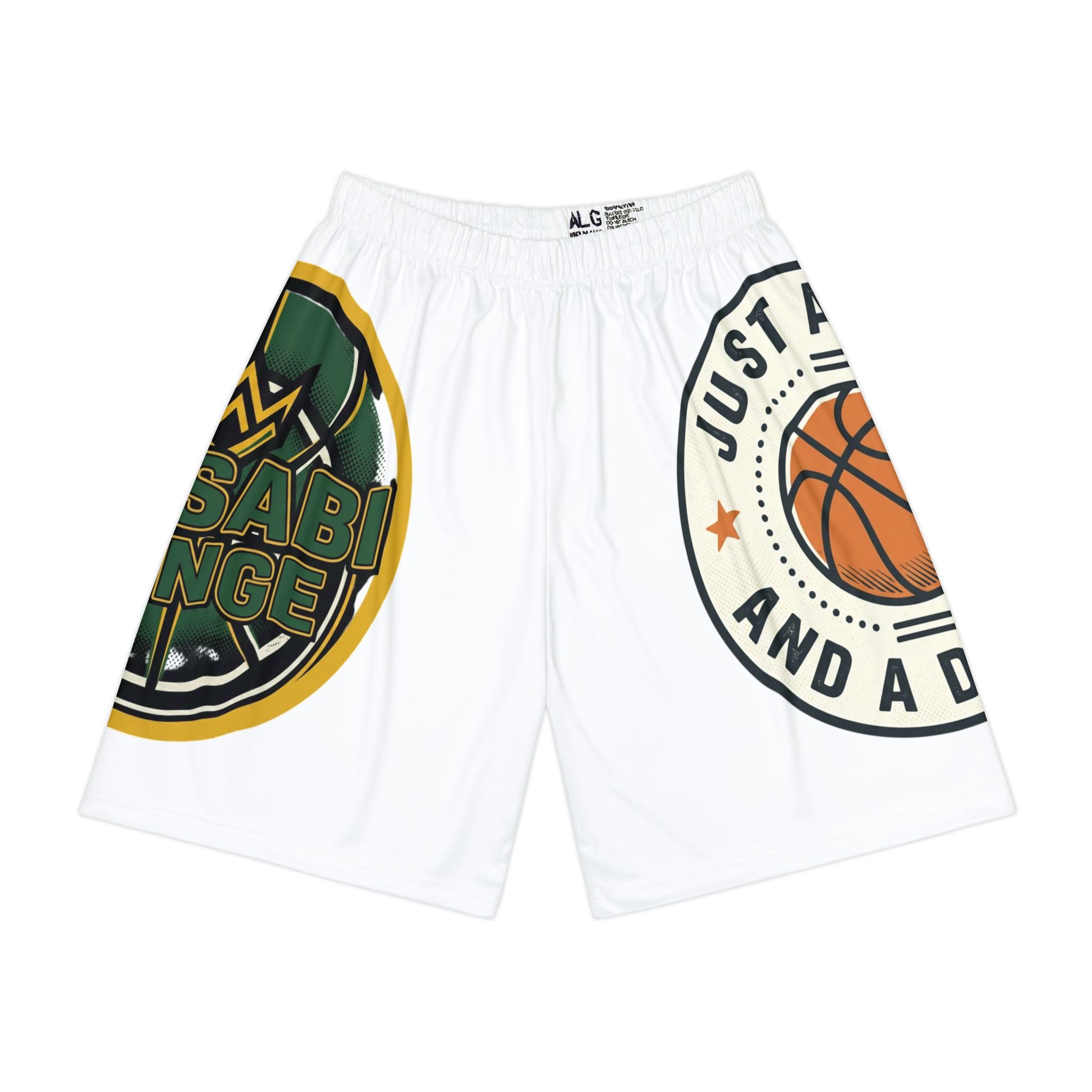 Basketball Logo Sports Shorts — "Just A Ball And A Dream" Men’s Athletic Shorts