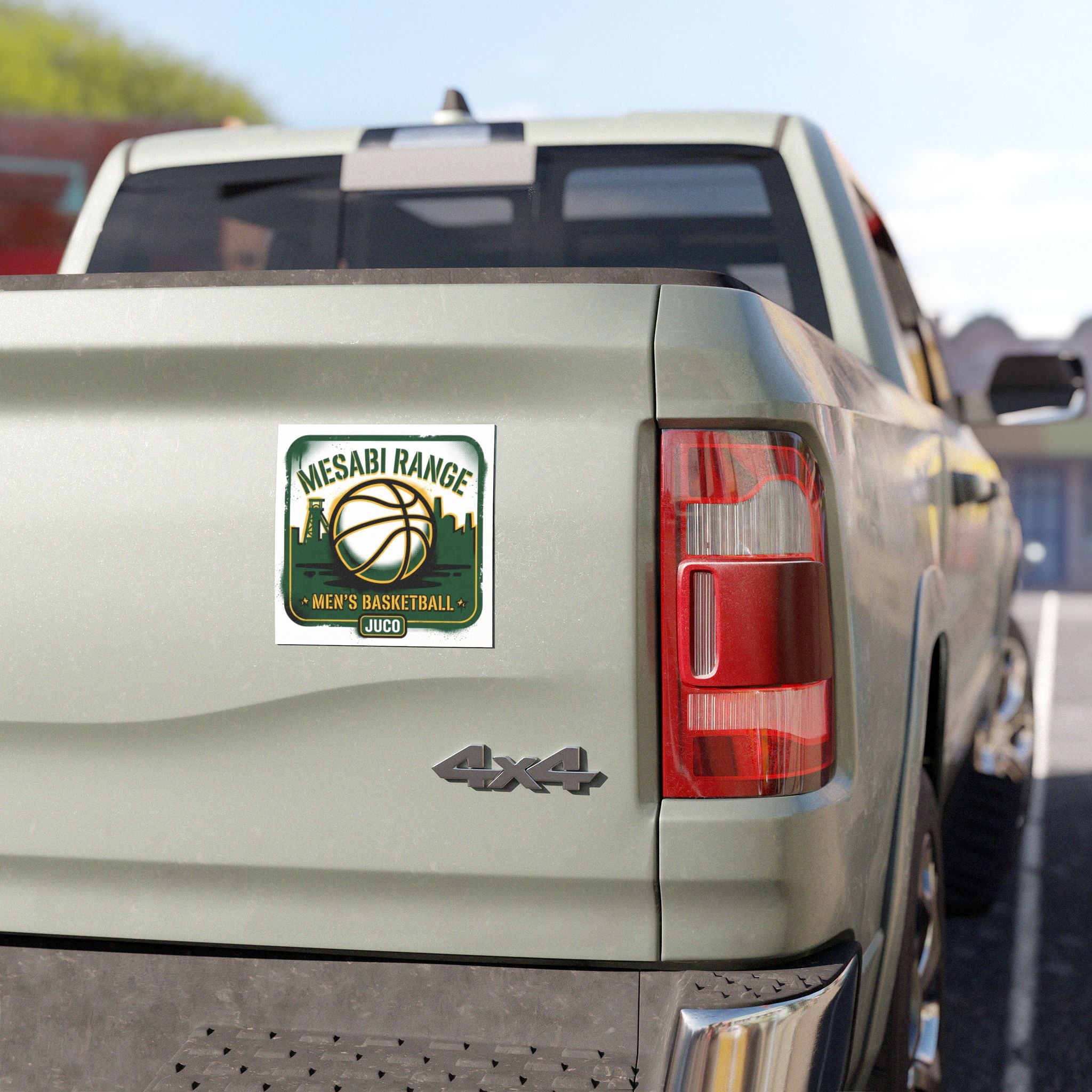Mesabi Range Men’s Basketball Car Magnet — JUCO Team Logo Sticker