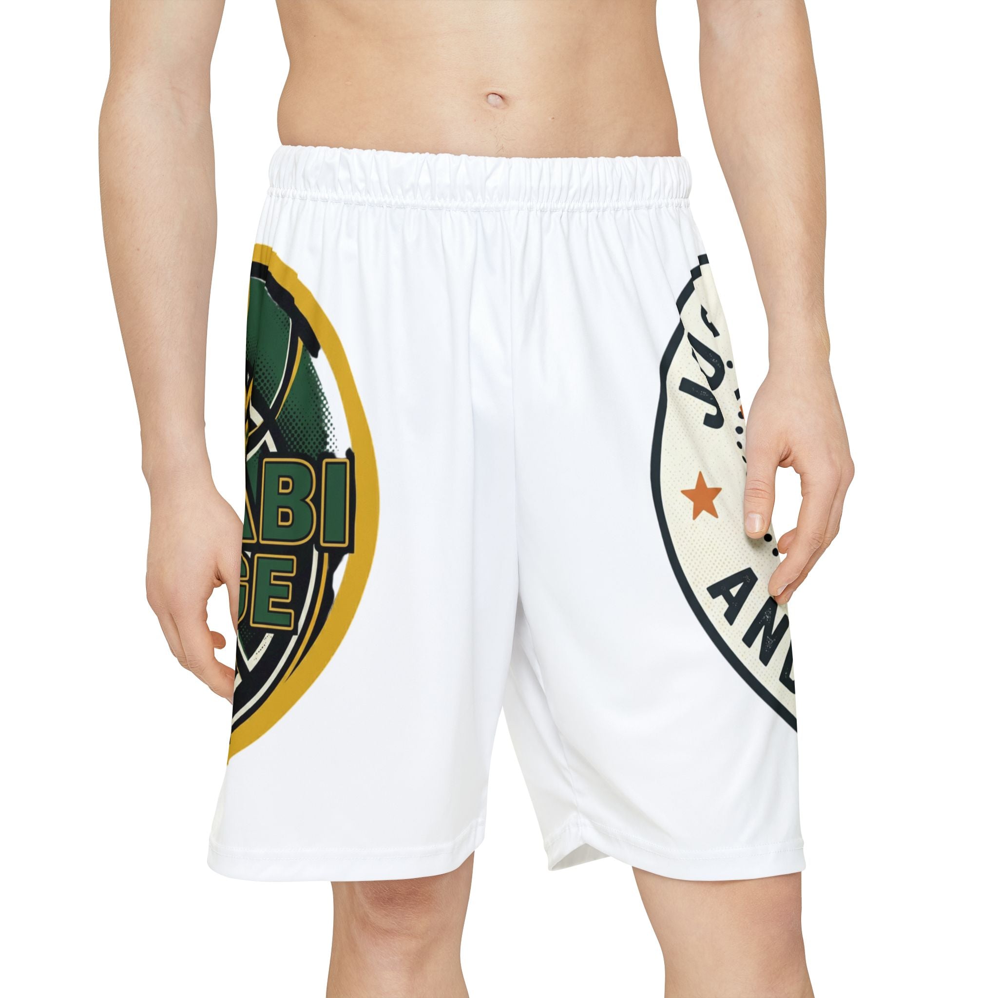 Basketball Logo Sports Shorts — "Just A Ball And A Dream" Men’s Athletic Shorts